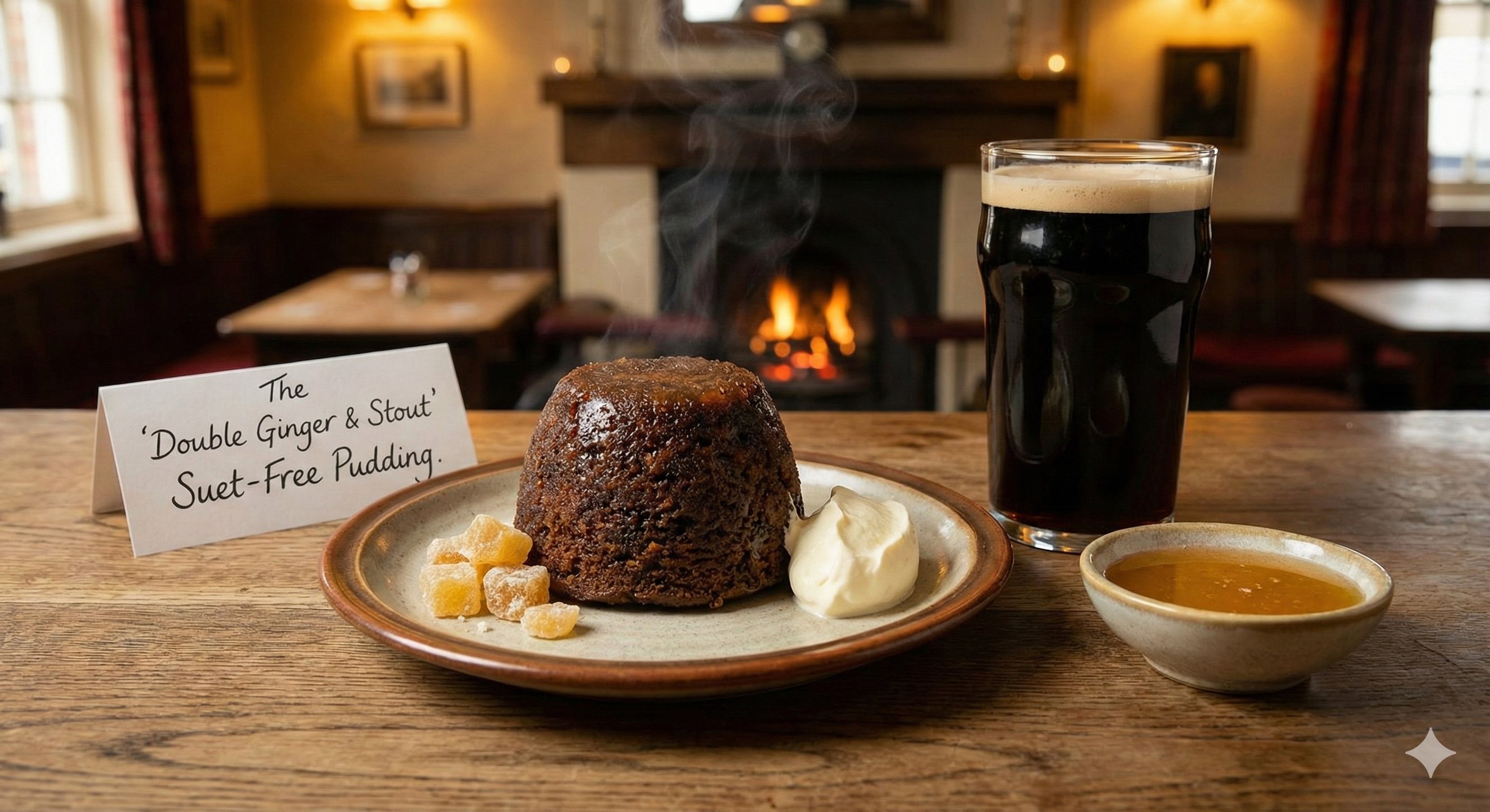 Double Ginger & Stout Pudding